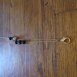 Black & Gold Colored Lanyard